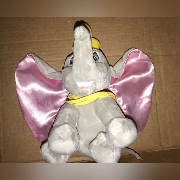 Disney Baby Dumbo Elephant Plush 9” Tall Toy Stuffed Animal Big Ears Toy - Picture 2 of 9